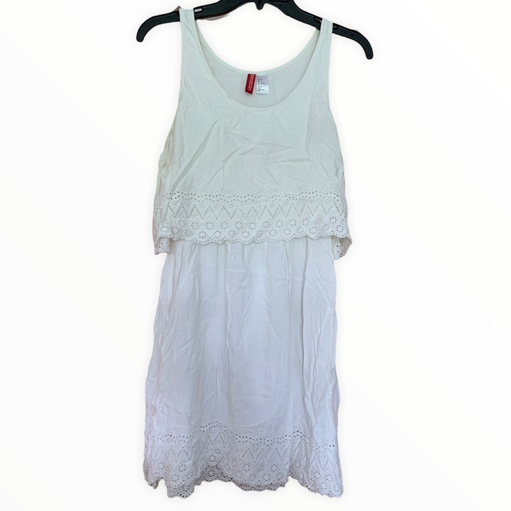 H&M Off White Colored Sleeveless Tunic Size 6
